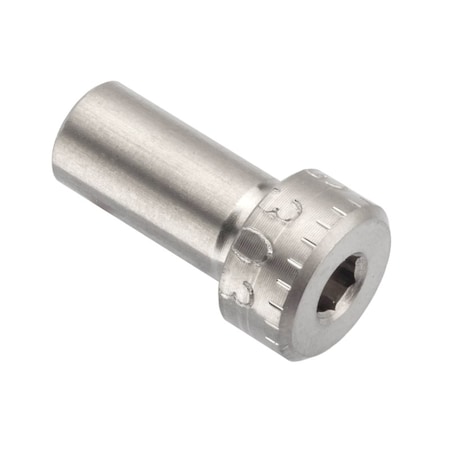 Ampg Shoulder Screw, 2B Thr Sz, 1/4 in Thr Lg, 1/2 in Shoulder Lg, 18-8 Stainless Steel STR60114C08-TAP