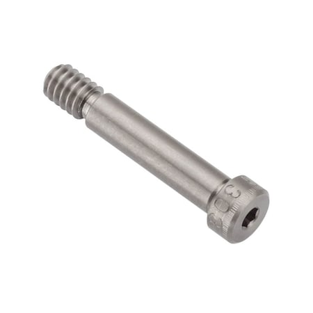 Ampg Shoulder Screw, 2A Thr Sz, 3/8 Thr Lg, 1 in Shoulder Lg, 18-8 Stainless Steel STR60114C16-OST