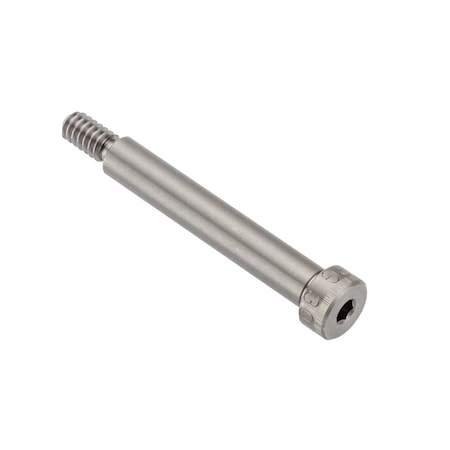 Ampg Shoulder Screw, 3A Thr Sz, 3/8 Thr Lg, 1-1/2 in Shoulder Lg, 18-8 Stainless Steel STR60114C24