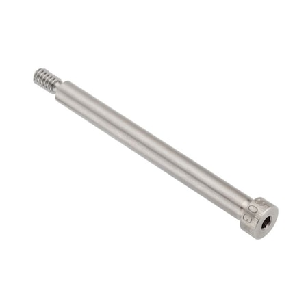 Ampg Shoulder Screw, 3A Thr Sz, 3/8 Thr Lg, 2-1/2 in Shoulder Lg, 18-8 Stainless Steel STR60114C40