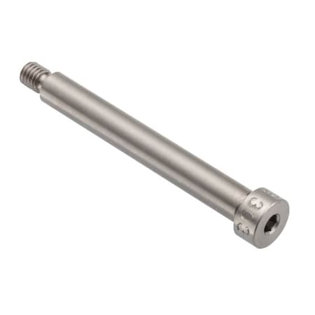 Ampg Shoulder Screw, 3A Thr Sz, 1/4 in Thr Lg, 1-7/8 in Shoulder Lg, 18-8 Stainless Steel STR60114F30