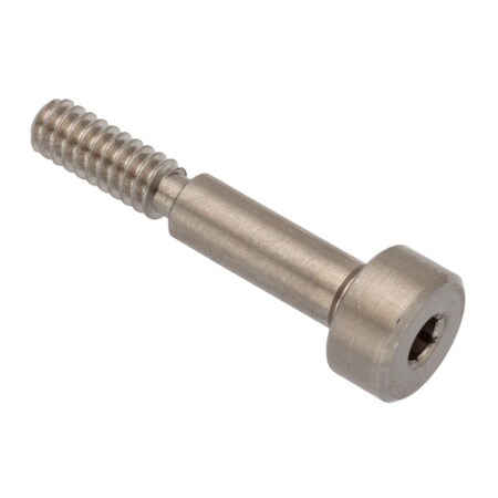 Ampg Shoulder Screw, 2A Thr Sz, 5/16 Thr Lg, 3/8 in Shoulder Lg, 18-8 Stainless Steel STR60118C06-EXT