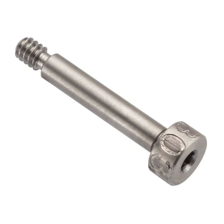 Ampg Shoulder Screw, 3A Thr Sz, 5/32 Thr Lg, 11/16 in Shoulder Lg, 18-8 Stainless Steel STR60118C11