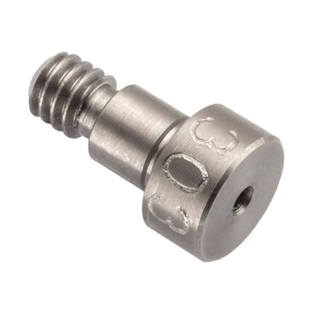 Ampg Shoulder Screw, 3A Thr Sz, 3/16 Thr Lg, 3/16 in Shoulder Lg, 18-8 Stainless Steel STR60131C03-DD