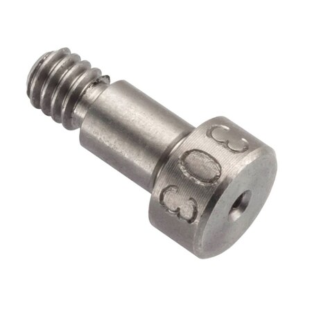 Ampg Shoulder Screw, 3A Thr Sz, 3/16 Thr Lg, 1/4 in Shoulder Lg, 18-8 Stainless Steel STR60131C04-DD