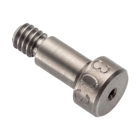 Ampg Shoulder Screw, 3A Thr Sz, 3/16 Thr Lg, 5/16 in Shoulder Lg, 18-8 Stainless Steel STR60131C05-DD