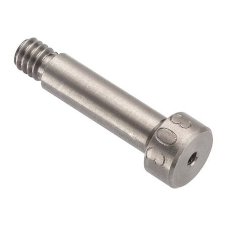Ampg Shoulder Screw, 3A Thr Sz, 3/16 Thr Lg, 5/8 in Shoulder Lg, 18-8 Stainless Steel STR60131C10-DD