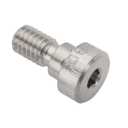 Ampg Shoulder Screw, 3A Thr Sz, 1/2 Thr Lg, 3/16 in Shoulder Lg, 18-8 Stainless Steel STR60138C03