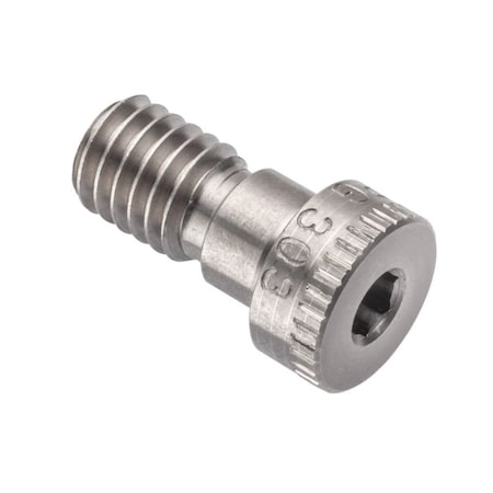Ampg Shoulder Screw, 3/8"-16 Thr Sz, 1/2 Thr Lg, 1/4 in Shoulder Lg, 18-8 Stainless Steel STR60138C04-OST