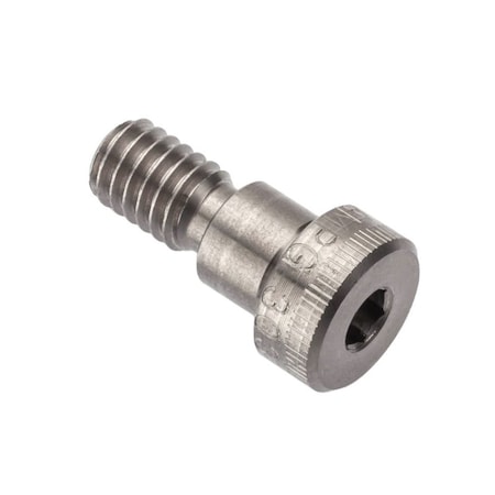 Ampg Shoulder Screw, 3A Thr Sz, 1/2 Thr Lg, 5/16 in Shoulder Lg, 18-8 Stainless Steel STR60138C05