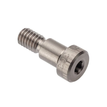 Ampg Shoulder Screw, 3A Thr Sz, 1/2 Thr Lg, 15/32 in Shoulder Lg, 18-8 Stainless Steel STR60138C07.5