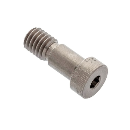 Ampg Shoulder Screw, 2A Thr Sz, 1/2 Thr Lg, 1/2 in Shoulder Lg, 18-8 Stainless Steel STR60138C08-OST