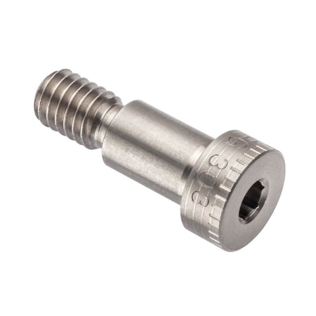 Ampg Shoulder Screw, 3A Thr Sz, 1/2 Thr Lg, 9/16 Shoulder Lg, 18-8 Stainless Steel STR60138C09
