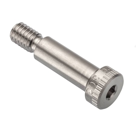 Ampg Shoulder Screw, 3A Thr Sz, 1/2 Thr Lg, 1 in Shoulder Lg, 18-8 Stainless Steel STR60138C16