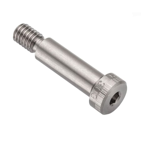 Ampg Shoulder Screw, 3A Thr Sz, 1/2 Thr Lg, 1-1/8 in Shoulder Lg, 18-8 Stainless Steel STR60138C18