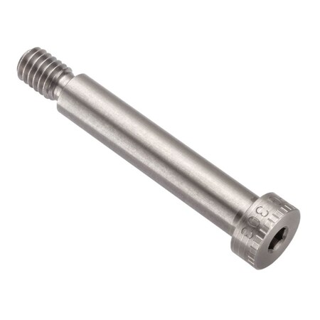 Ampg Shoulder Screw, 3A Thr Sz, 1/2 Thr Lg, 1-7/8 in Shoulder Lg, 18-8 Stainless Steel STR60138C30