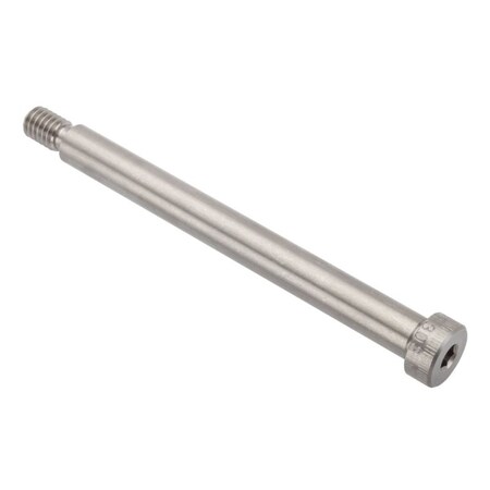 Ampg Shoulder Screw, 3A Thr Sz, 1/2 Thr Lg, 3-3/4 in Shoulder Lg, 18-8 Stainless Steel STR60138C60