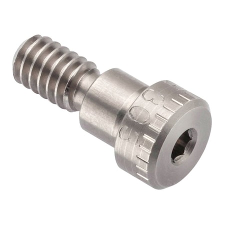 Ampg Shoulder Screw, 1/4"-20 Thr Sz, 7/16 Thr Lg, 1/4 in Shoulder Lg, 18-8 Stainless Steel STR60151C04-2