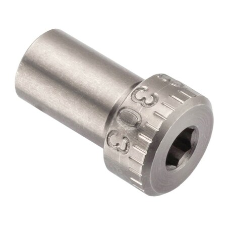 Ampg Shoulder Screw, 2B Thr Sz, 1/4 in Thr Lg, 1/2 in Shoulder Lg, 18-8 Stainless Steel STR60151C08-TAP