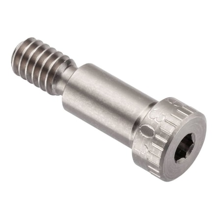 Ampg Shoulder Screw, 3A Thr Sz, 7/16 Thr Lg, 9/16 Shoulder Lg, 18-8 Stainless Steel STR60151C09