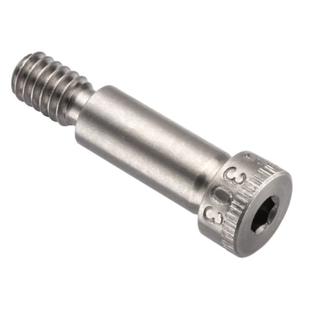 Ampg Self-Locking Shoulder Screws, 3A Thr Sz, 7/16 Thr Lg, 5/8 in Shoulder Lg, 18-8 Stainless Steel STR60151C10-PATCH