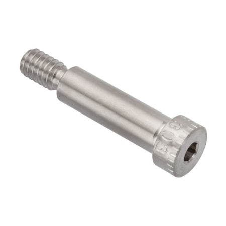 Ampg Shoulder Screw, 3A Thr Sz, 7/16 Thr Lg, 1 in Shoulder Lg, 18-8 Stainless Steel STR60151C16