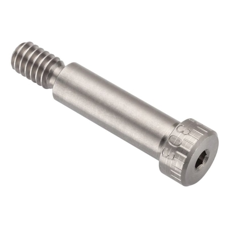 Ampg Shoulder Screw, 3A Thr Sz, 7/16 Thr Lg, 1 in Shoulder Lg, 18-8 Stainless Steel STR60151C16-DD