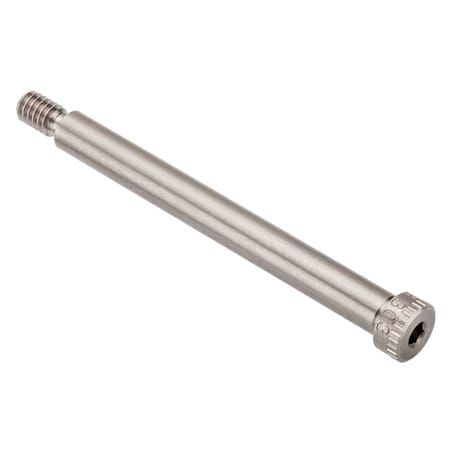 Ampg Shoulder Screw, 3A Thr Sz, 7/16 Thr Lg, 3 in Shoulder Lg, 18-8 Stainless Steel STR60151C48