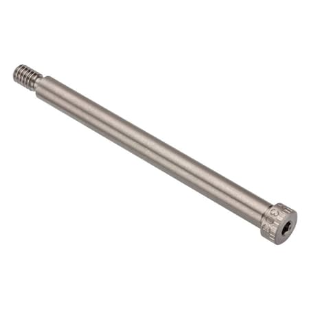 Ampg Shoulder Screw, 3A Thr Sz, 7/16 Thr Lg, 3-1/2 in Shoulder Lg, 18-8 Stainless Steel STR60151C56