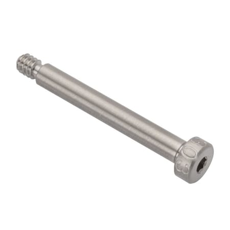 Ampg Shoulder Screw, 3A Thr Sz, 3/16 Thr Lg, 1-1/8 in Shoulder Lg, 18-8 Stainless Steel STR60153C18