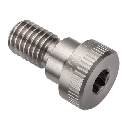Ampg Shoulder Screw, 3A Thr Sz, 3/4 Thr Lg, 5/16 in Shoulder Lg, 18-8 Stainless Steel STR60158C05