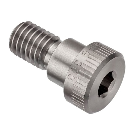 Ampg Shoulder Screw, 3A Thr Sz, 3/4 Thr Lg, 3/8 in Shoulder Lg, 18-8 Stainless Steel STR60158C06