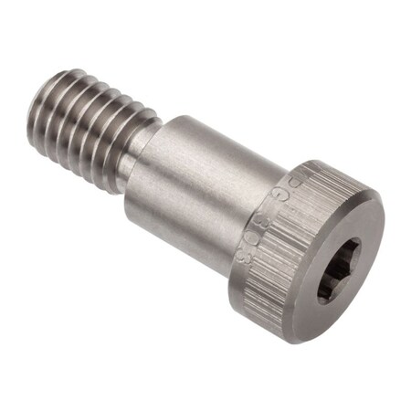 Ampg Shoulder Screw, 3A Thr Sz, 3/4 Thr Lg, 3/4 in Shoulder Lg, 18-8 Stainless Steel STR60158C12