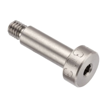Ampg Shoulder Screw, 5g6g Thr Sz, 4.5mm Thr Lg, 14 mm Shoulder Lg, 18-8 Stainless Steel STR601M5X14