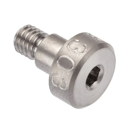 Ampg Shoulder Screw, 5g6g Thr Sz, 4.5mm Thr Lg, 4 mm Shoulder Lg, 18-8 Stainless Steel STR601M5X4