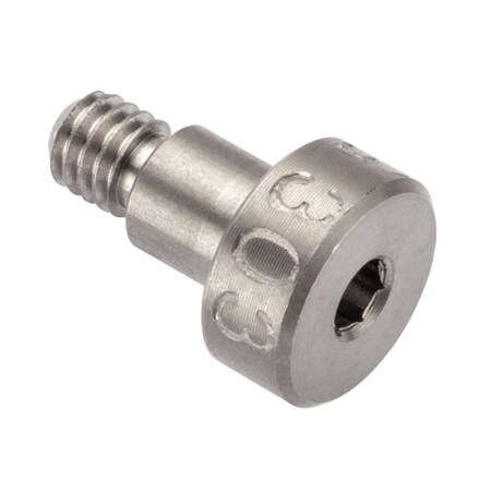 Ampg Shoulder Screw, 5g6g Thr Sz, 4.5mm Thr Lg, 5 mm Shoulder Lg, 18-8 Stainless Steel STR601M5X5