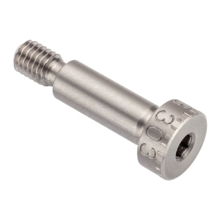Ampg Shoulder Screw, 5g6g Thr Sz, 8mm Thr Lg, 16 mm Shoulder Lg, 18-8 Stainless Steel STR601M6X16-SHORT