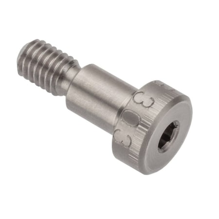 Ampg Shoulder Screw, 5g6g Thr Sz, 8mm Thr Lg, 8 mm Shoulder Lg, 18-8 Stainless Steel STR601M6X8-SHORT
