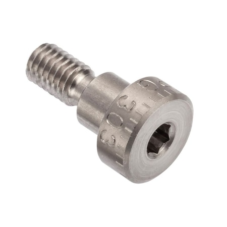 Ampg Shoulder Screw, M6 x 1 Thr Sz, 11mm Thr Lg, 6 mm Shoulder Lg, 18-8 Stainless Steel STR601M8X6