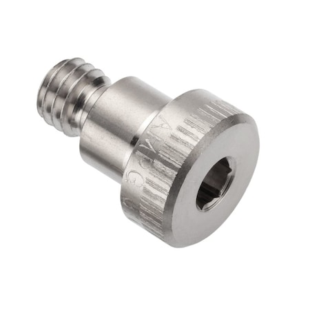 Ampg Shoulder Screw, 3A Thr Sz, 3/8 Thr Lg, 3/8 in Shoulder Lg, 316 Stainless Steel STR60212C06-SHORT