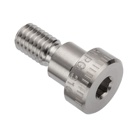 Ampg Shoulder Screw, 3A Thr Sz, 5/8 Thr Lg, 3/8 in Shoulder Lg, 316 Stainless Steel STR60212C06