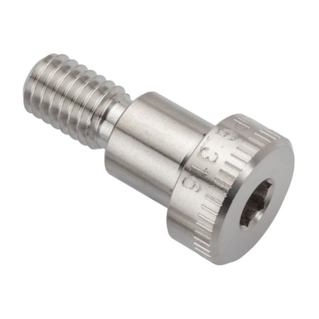 Ampg Shoulder Screw, 3A Thr Sz, 5/8 Thr Lg, 1/2 in Shoulder Lg, 316 Stainless Steel STR60212C08