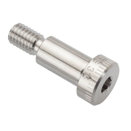 Ampg Shoulder Screw, 3A Thr Sz, 5/8 Thr Lg, 7/8 in Shoulder Lg, 316 Stainless Steel STR60212C14