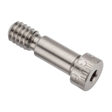 Ampg Shoulder Screw, 2A Thr Sz, 3/8 Thr Lg, 1/2 in Shoulder Lg, 316 Stainless Steel STR60214C08-OST