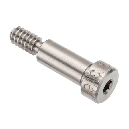 Ampg Shoulder Screw, 3A Thr Sz, 3/8 Thr Lg, 9/16 Shoulder Lg, 316 Stainless Steel STR60214C09