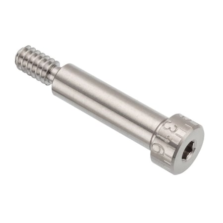 Ampg Shoulder Screw, 3A Thr Sz, 3/8 Thr Lg, 7/8 in Shoulder Lg, 316 Stainless Steel STR60214C14