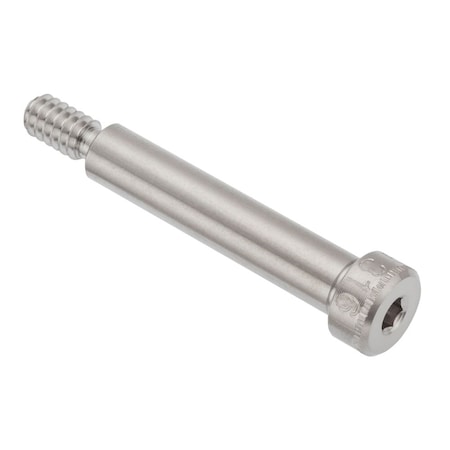 Ampg Shoulder Screw, 3A Thr Sz, 3/8 Thr Lg, 1-1/4 in Shoulder Lg, 316 Stainless Steel STR60214C20