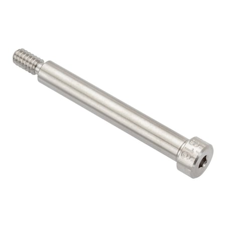Ampg Shoulder Screw, 3A Thr Sz, 3/8 Thr Lg, 1-3/4 in Shoulder Lg, 316 Stainless Steel STR60214C28