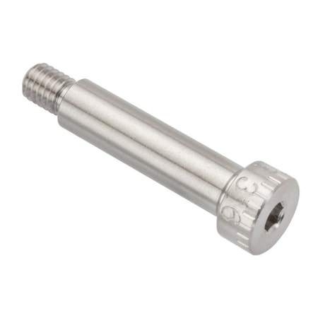 Ampg Shoulder Screw, 3A Thr Sz, 1/4 in Thr Lg, 15/16 in Shoulder Lg, 316 Stainless Steel STR60214F15