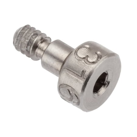 Ampg Self-Locking Shoulder Screws, 3A Thr Sz, 5/32 Thr Lg, 1/8 in Shoulder Lg, 316 Stainless Steel STR60218C02-PATCH